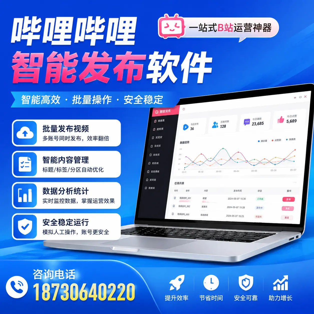 如何通过哔哩哔哩智能发布软件提升 铁门关 企业曝光率